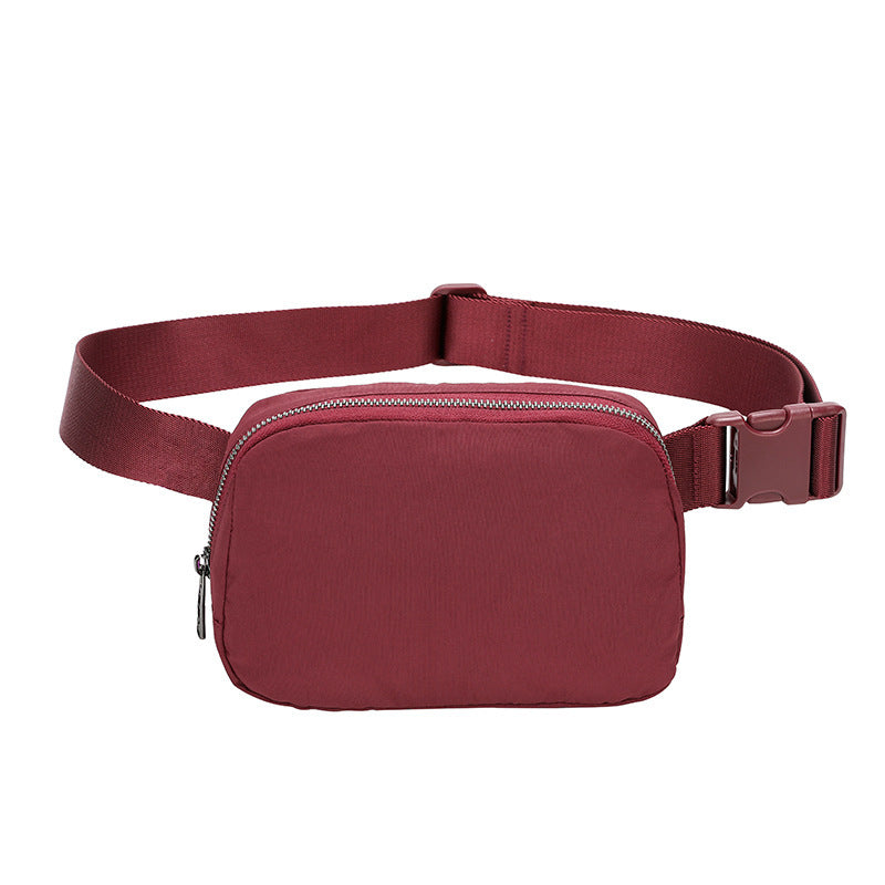 Wholesale Waist bag nylon waterproof chest bag outdoor sports running mobile phone bag versatile crossbody men and women
